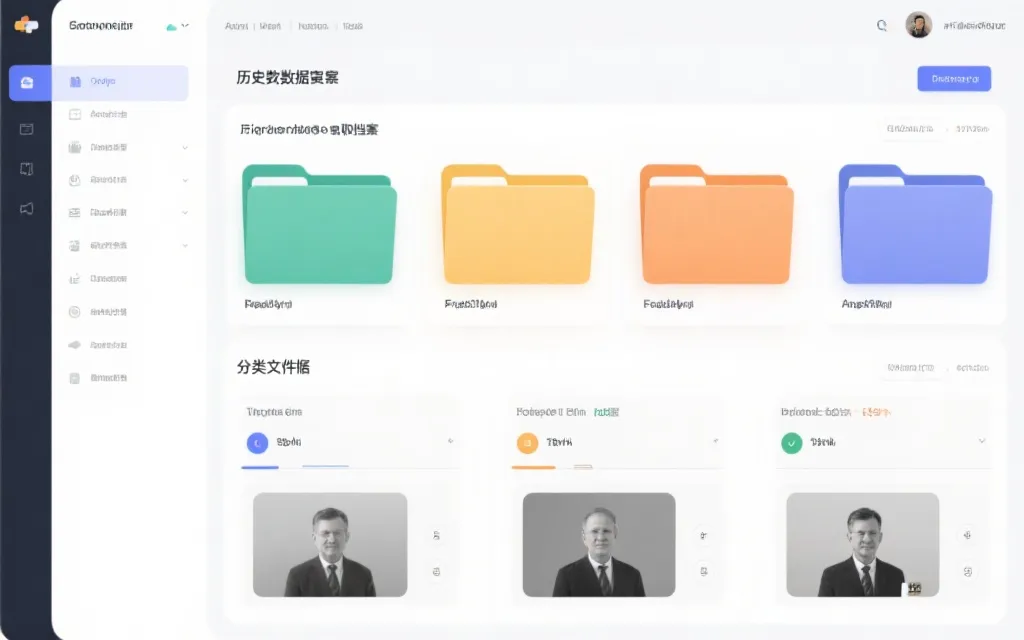 历史资料归档系统界面